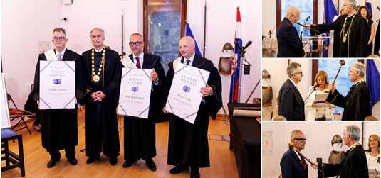 Počasni doktorati Sveučilišta u Splitu uručeni Piotru Stepnowskom, Alfredu J. Velli i Emiliju Marinu